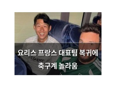 요리스 프랑스 대표팀 복귀에 축구계 놀라움