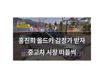 홍진희 올드카 감정가 받자 중고차 시장 떠들썩