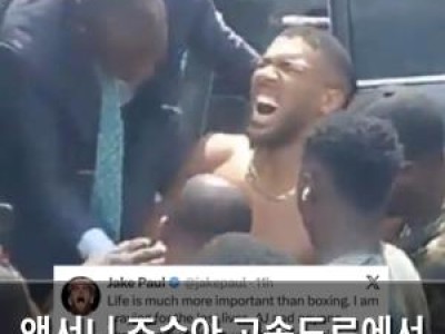 앤서니 조슈아 고속도로에서 대형 사고 당해
